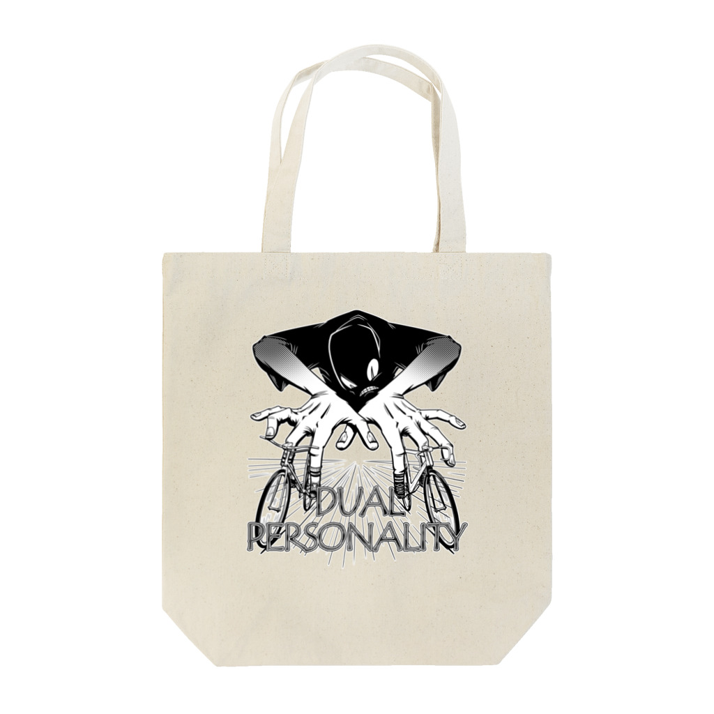 nidan-illustrationの"DUAL PERSONALITY"(B&W) #1 Tote Bag