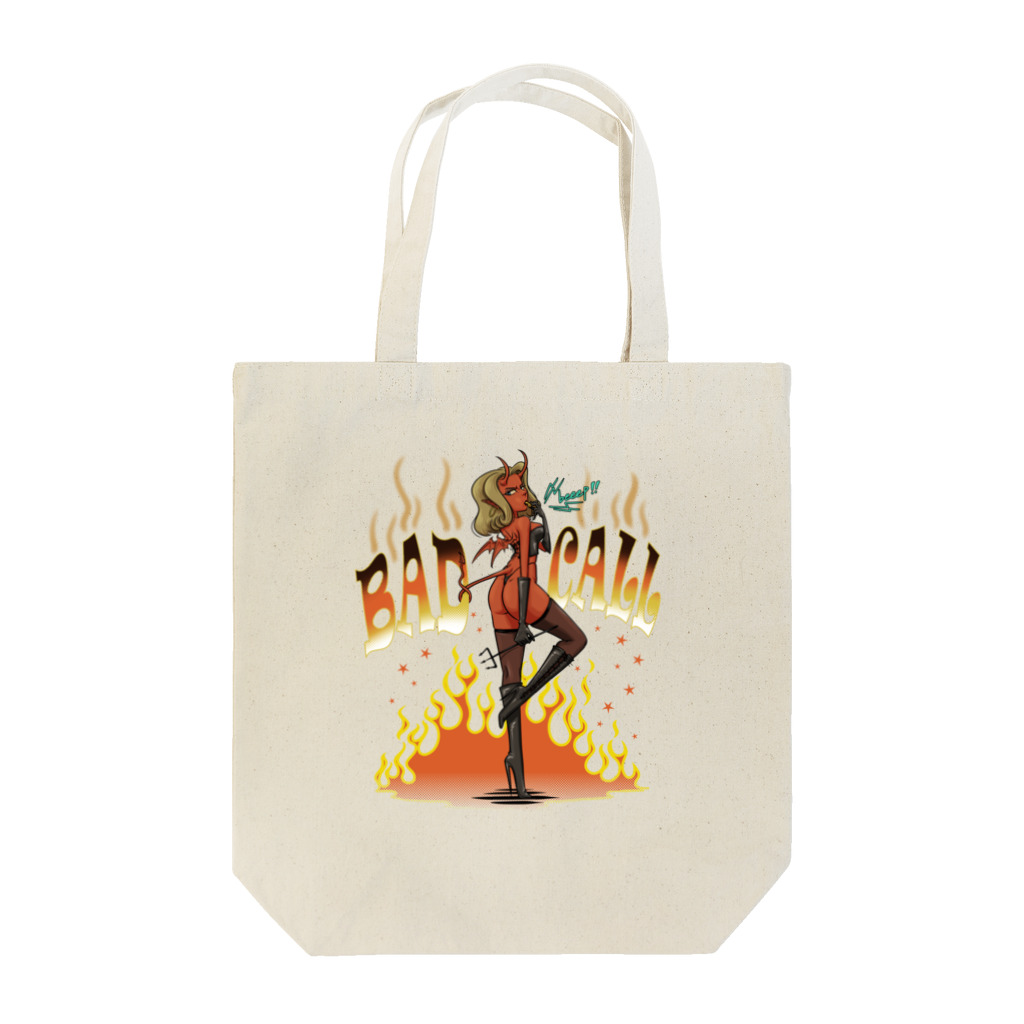 nidan-illustrationの"BAD CALL" Tote Bag