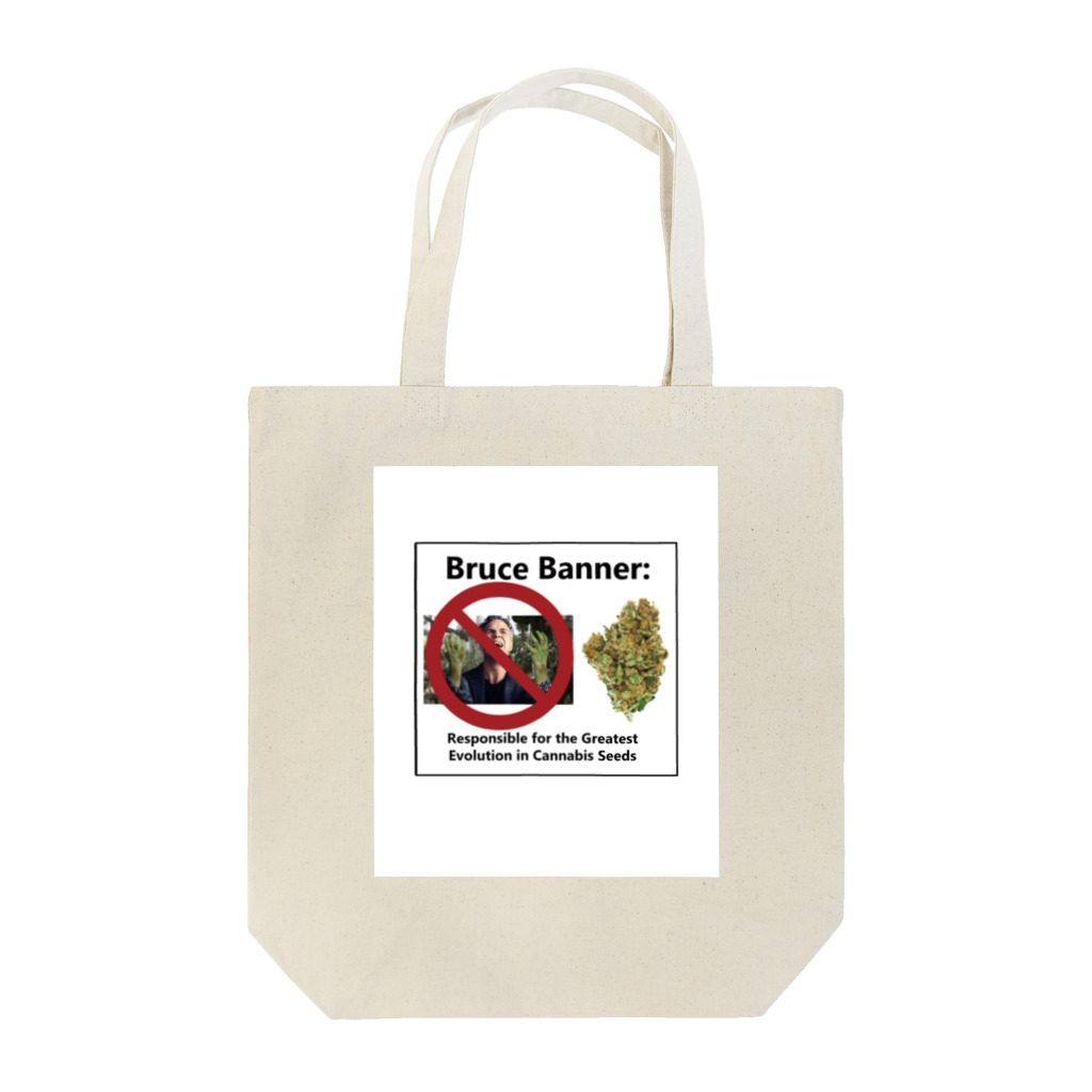 JackHererのBruce Banner Tote Bag