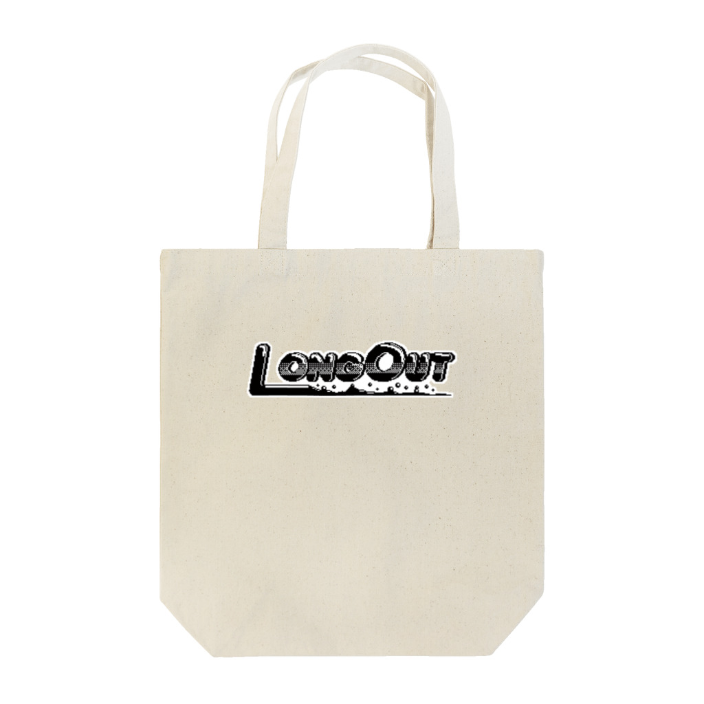 LONGOUTのLONGOUTブラックロゴ Tote Bag