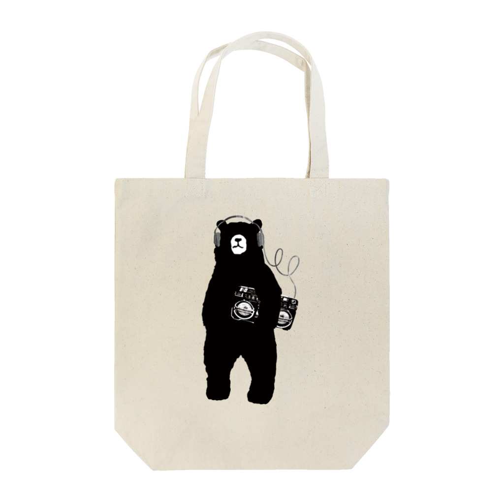 アヴァンギャルド21の春のクマ　ブラック Tote Bag