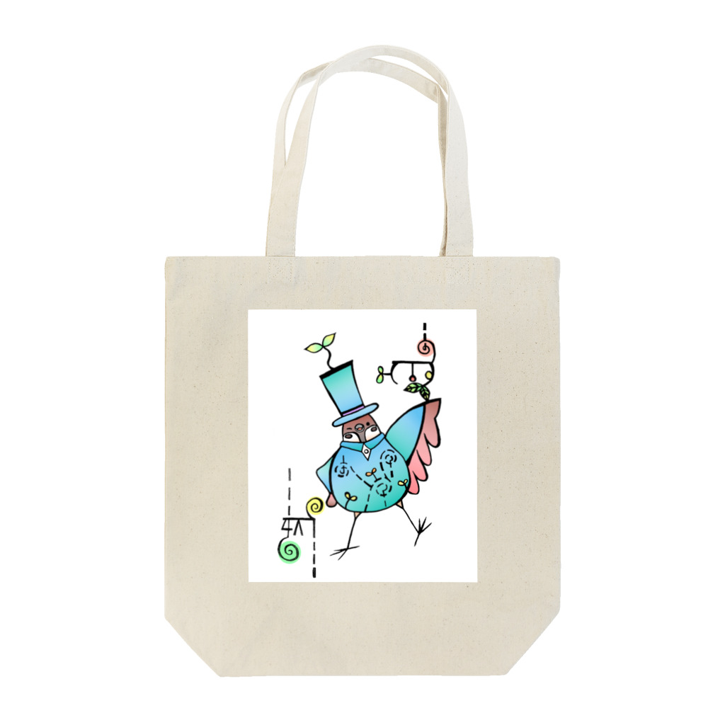 万福すずめのHappyすずめ Tote Bag