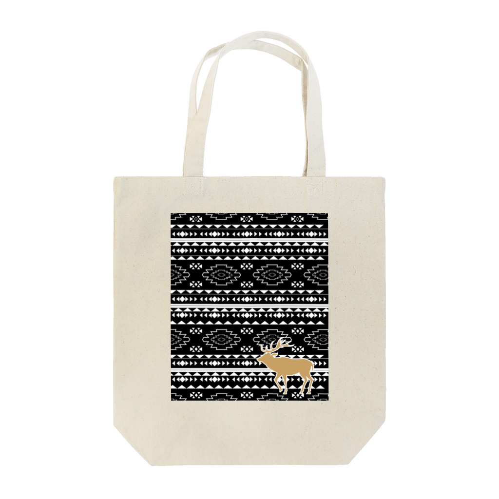 キャンプグッズ【tゑnt by leaf】のエゾシカオルテガ・キャンプグッズ Tote Bag