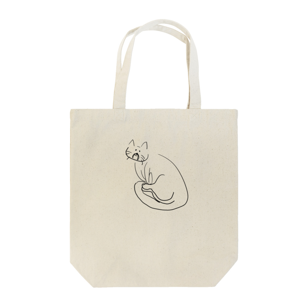 なんか面白そうなデザインのやつの老猫ちゃん Tote Bag