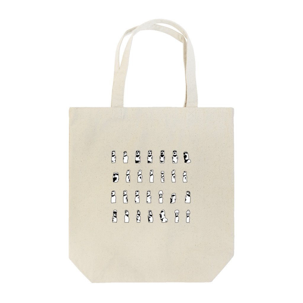 puikkoのモアイ像3 Tote Bag