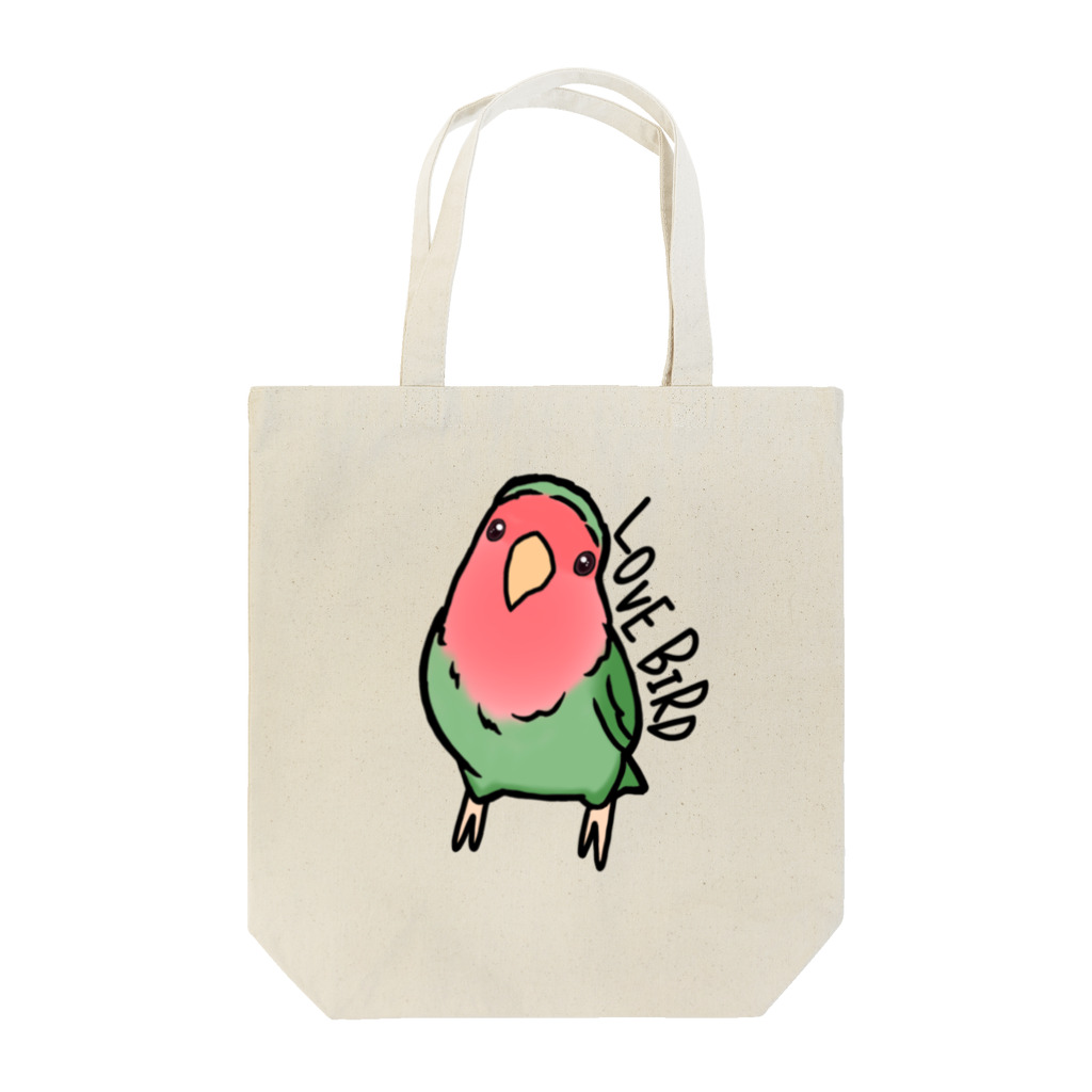 ぴのとま@の小首を傾げるコザクラインコ Tote Bag