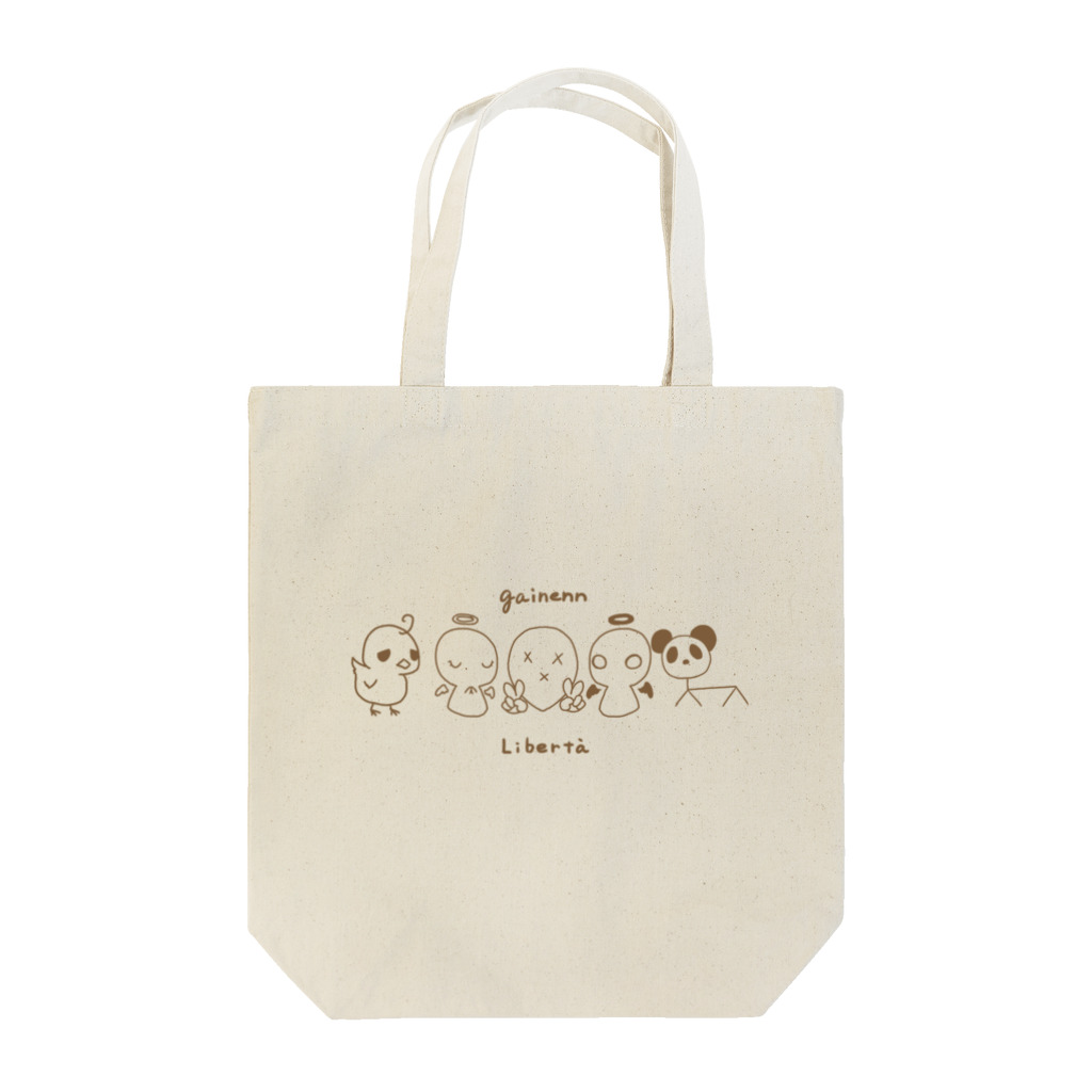 りべるたの概念文字入りクリア Tote Bag