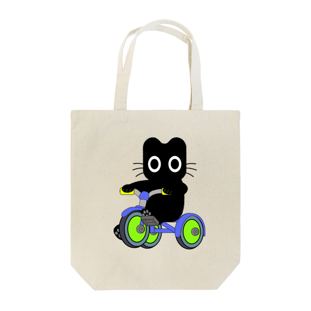 Suzutakaのくろねこクロル（三輪車） Tote Bag