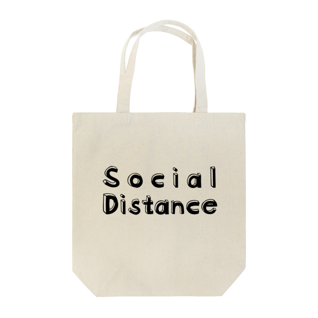 Printのソーシャルディスタンス / socialdistance トートバッグ