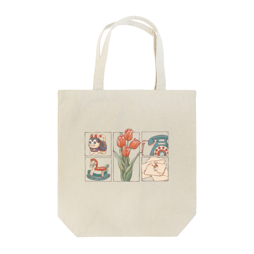 日菜乃🐶のチューリップと愉快な仲間たち Tote Bag