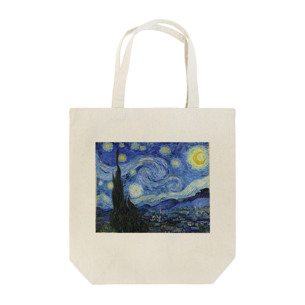世界美術商店の星月夜 / The Starry Night Tote Bag