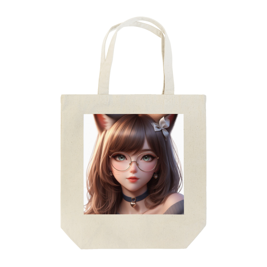 yos-1292583のねこニコばん Tote Bag