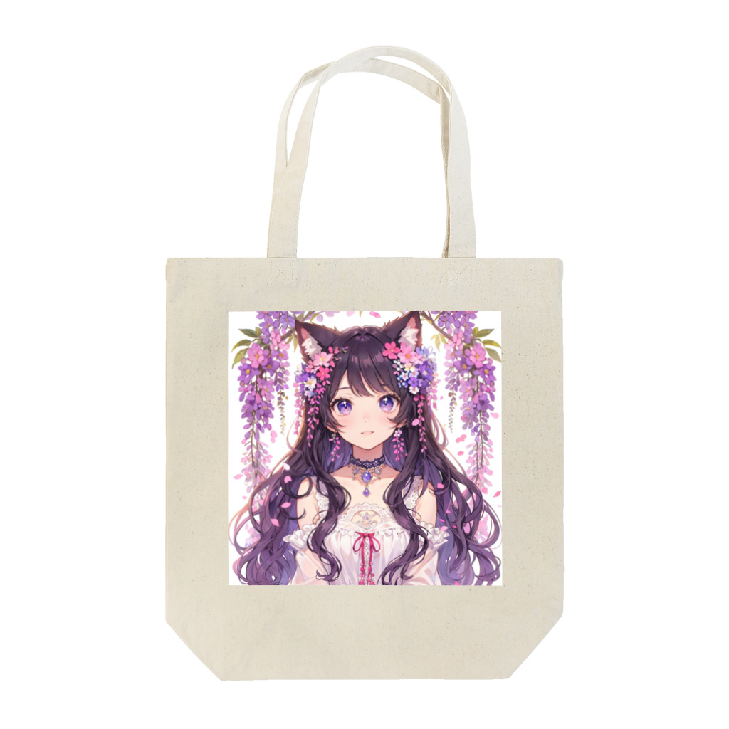 yos-1292583のねこニコばん Tote Bag