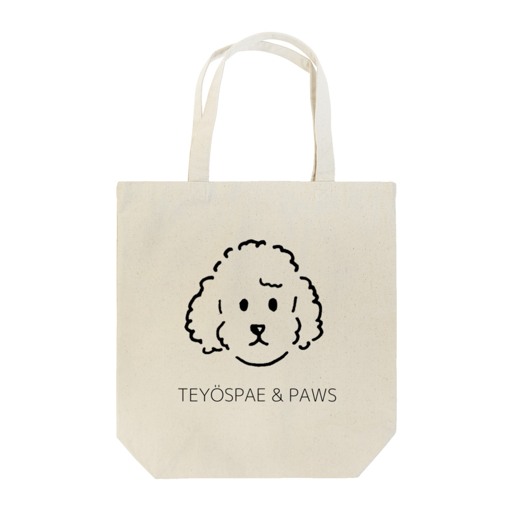 TEYÖSPAE & PAWSの定番サムちゃん Tote Bag