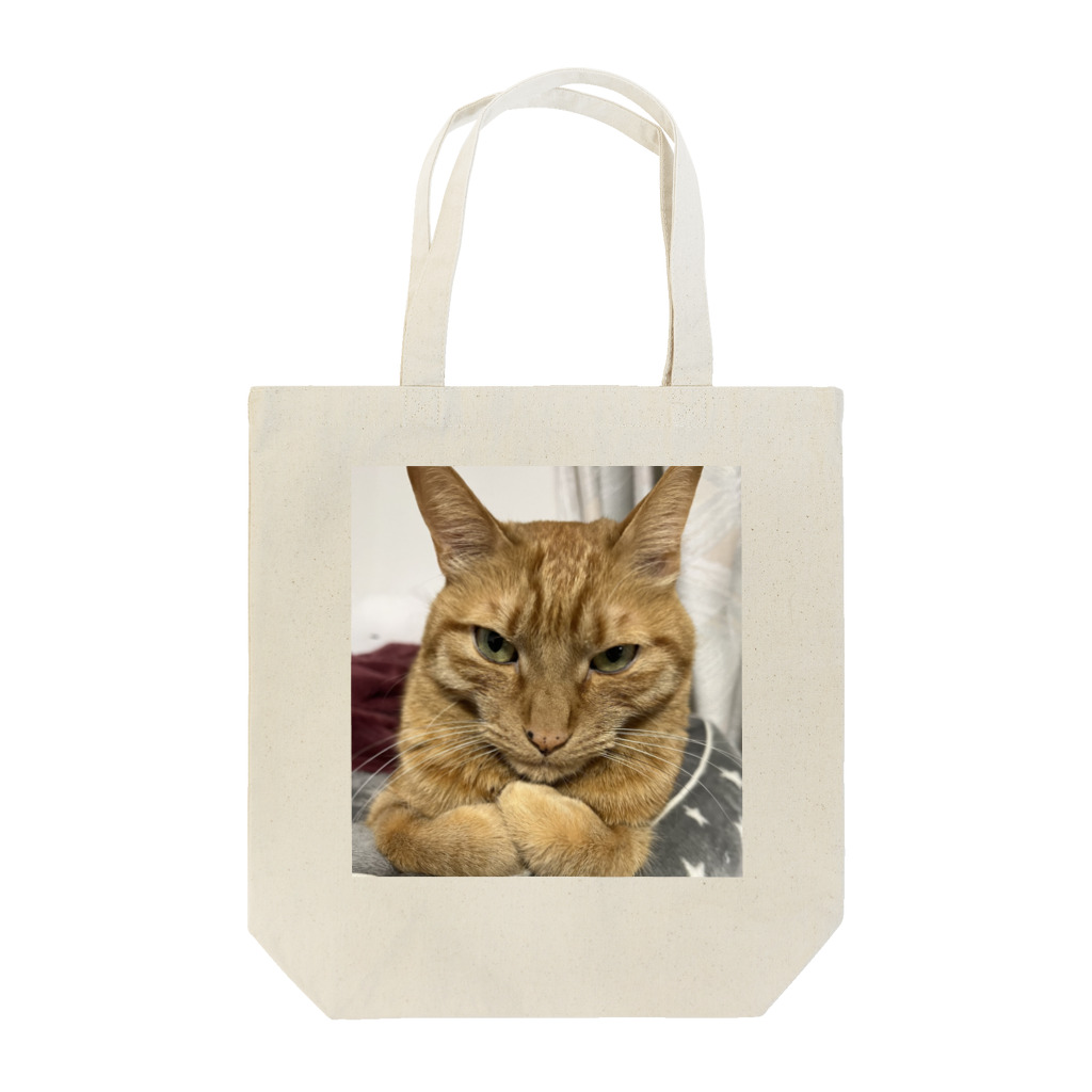 ミシン工房Mayの猫好きのトラくんトートバッグ Tote Bag