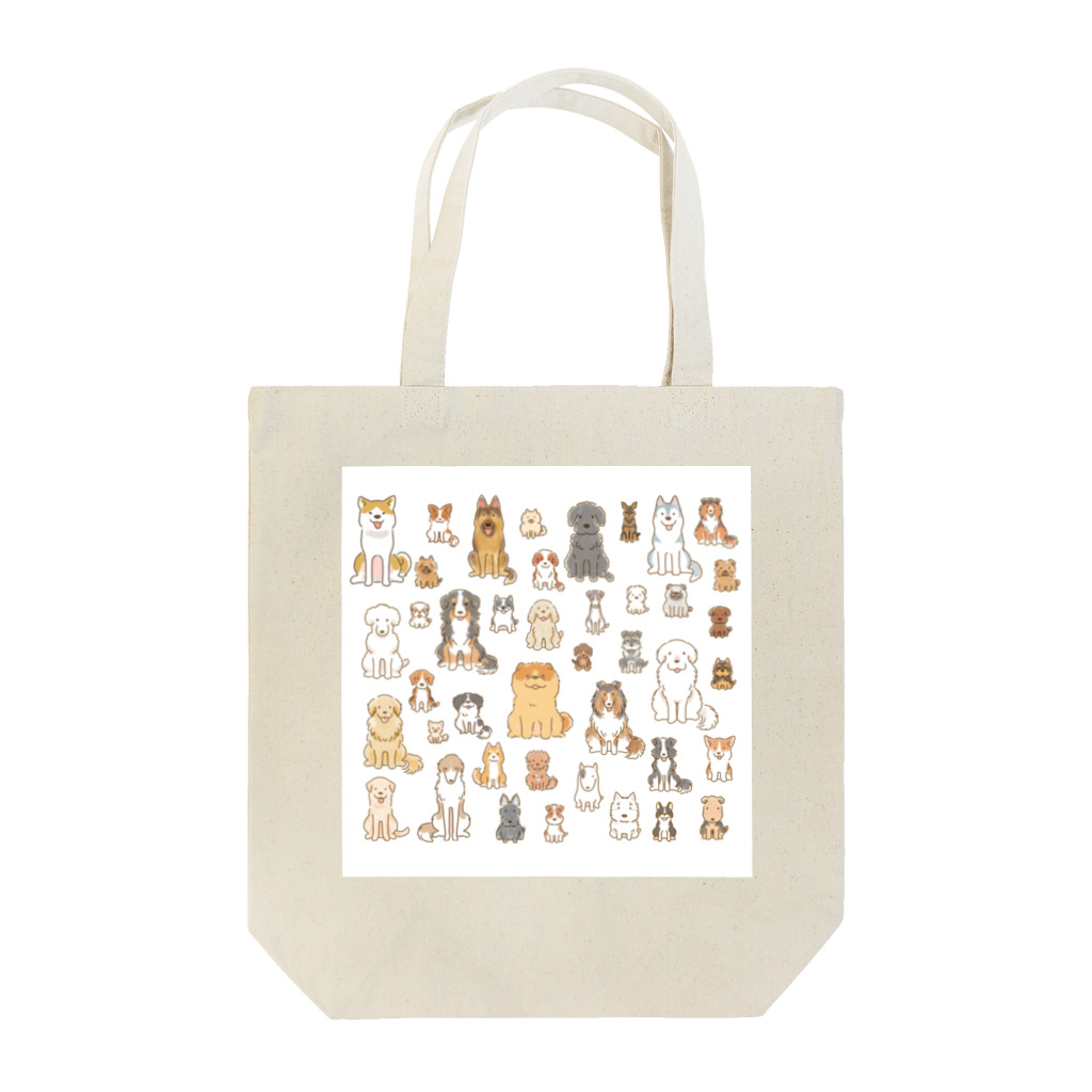 こぐま犬てんすけグッズショップのワンコ大集合 Tote Bag