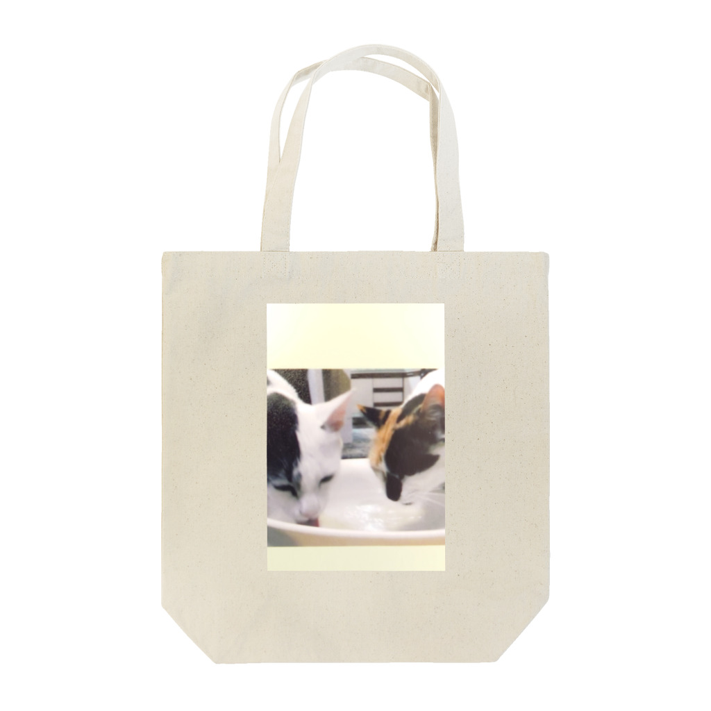 天光のねこ部屋の白猫バニラさんのTeaタイム Tote Bag