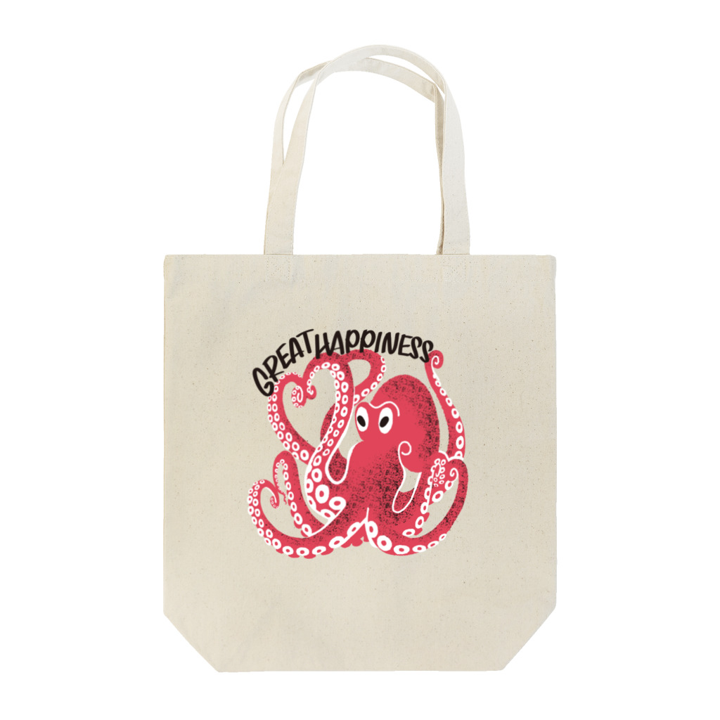 necodake 支店のGREAT HAPPINESS Tote Bag