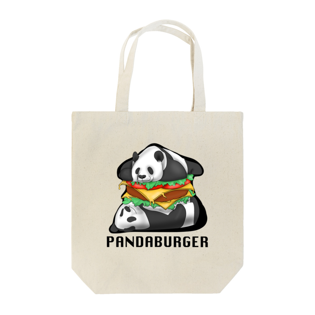 おしんぽこのPANDABURGER-パンダバーガー トートバッグ