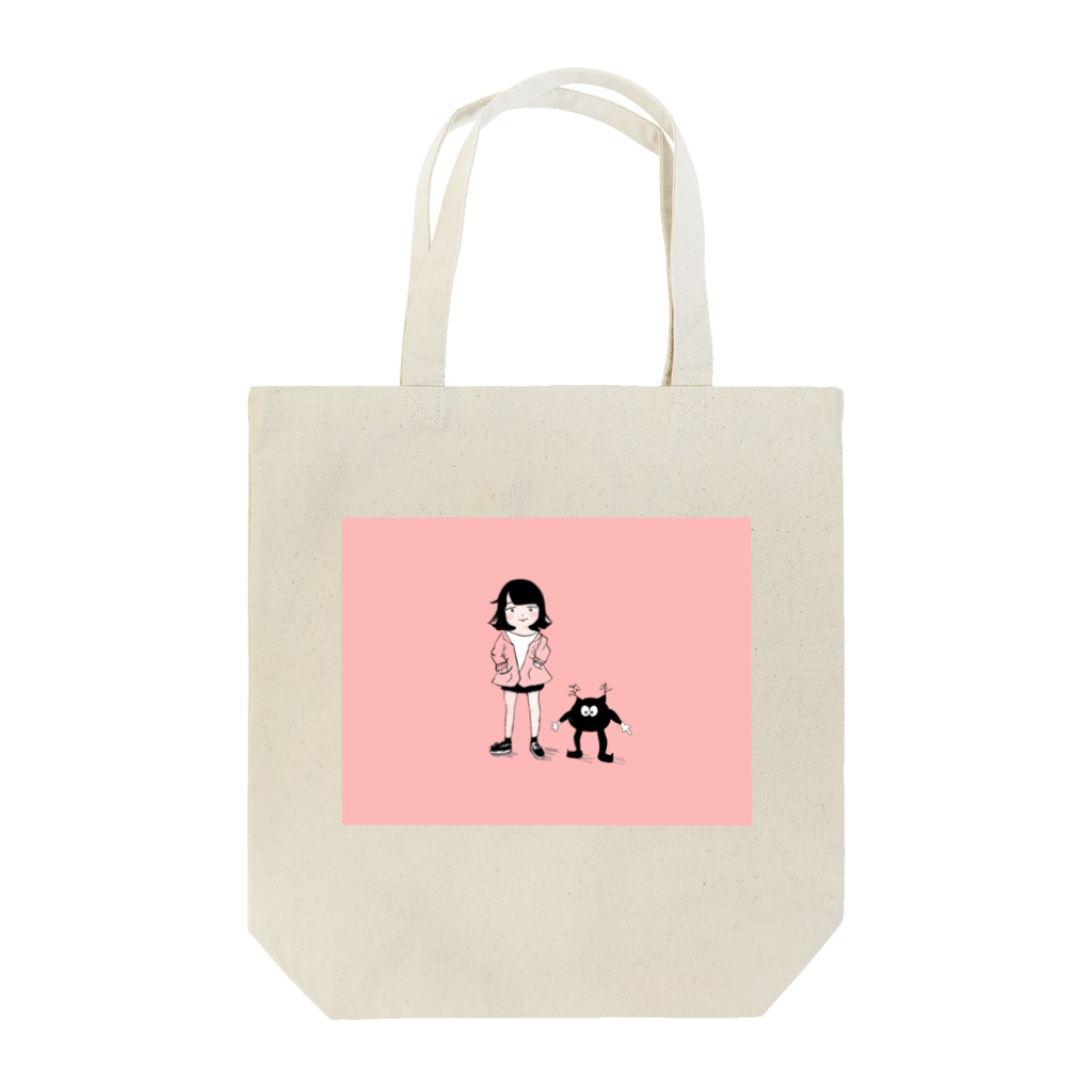 めろんぱんのモンスターと女の子 Tote Bag