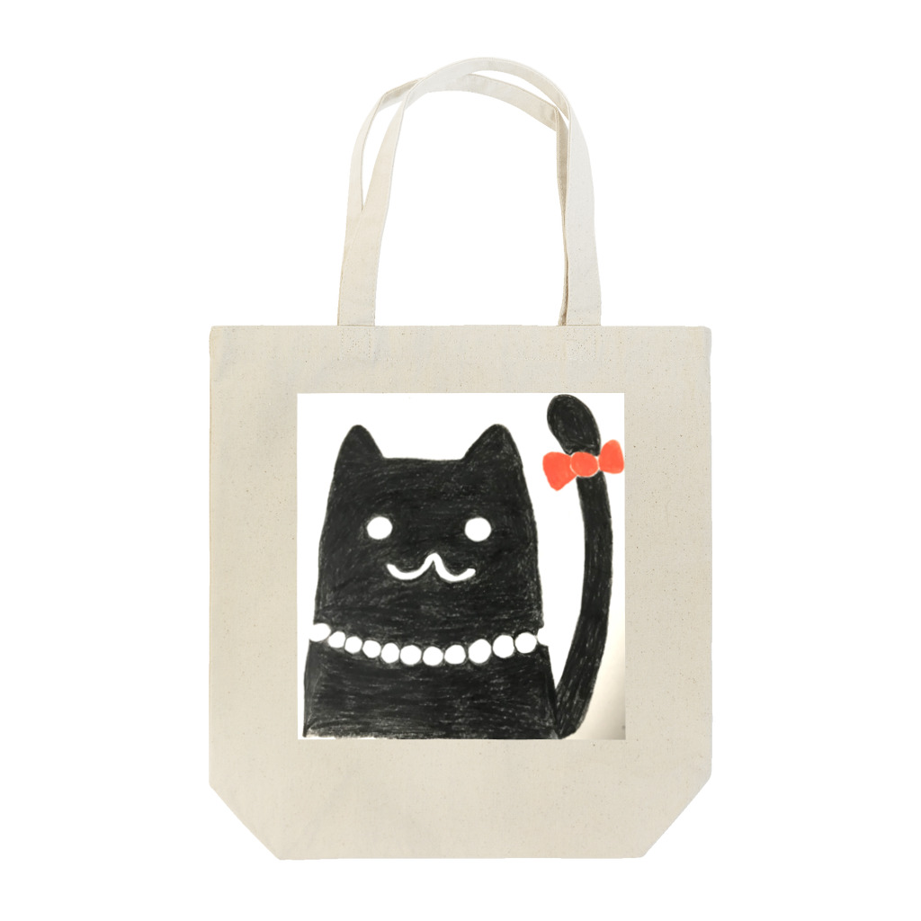 lottyのどこへでもいくファニーキャット Tote Bag