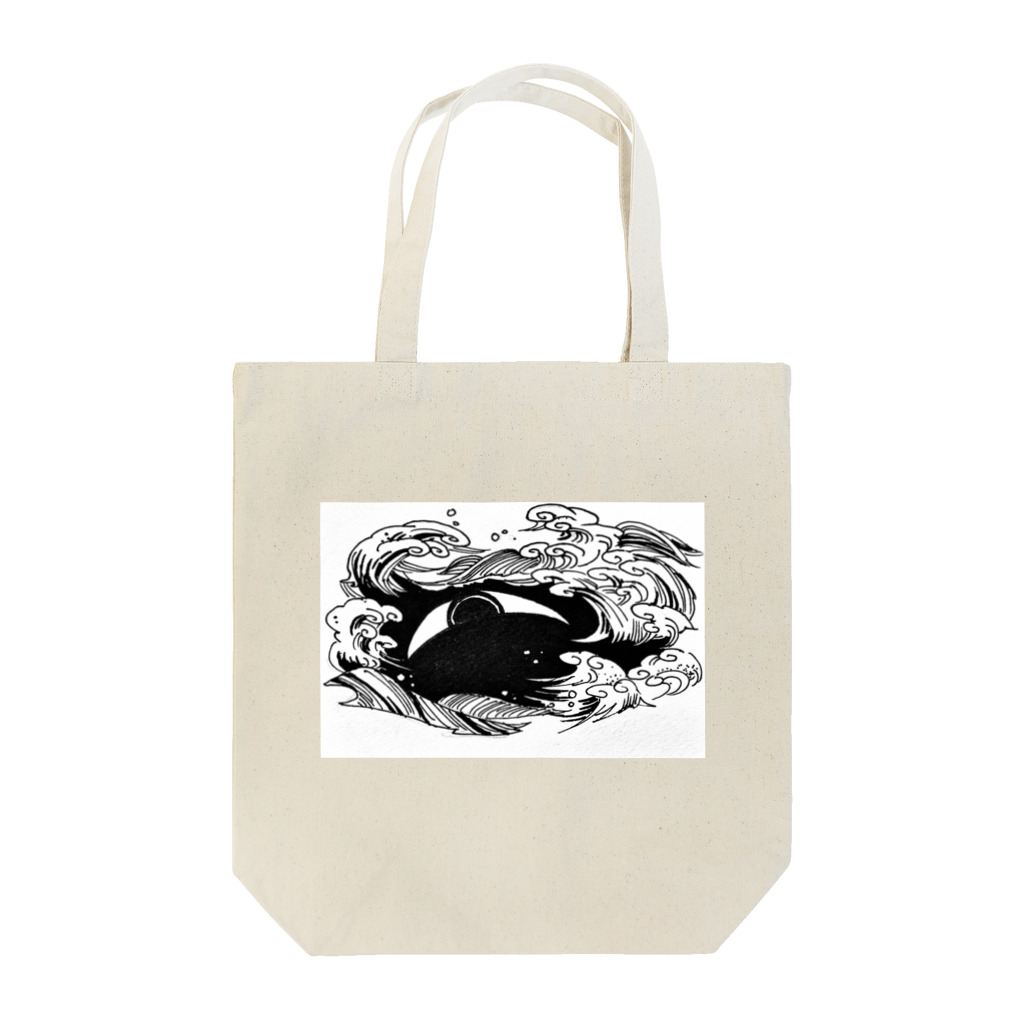 村雨村の村雨村 波間の眼 Tote Bag