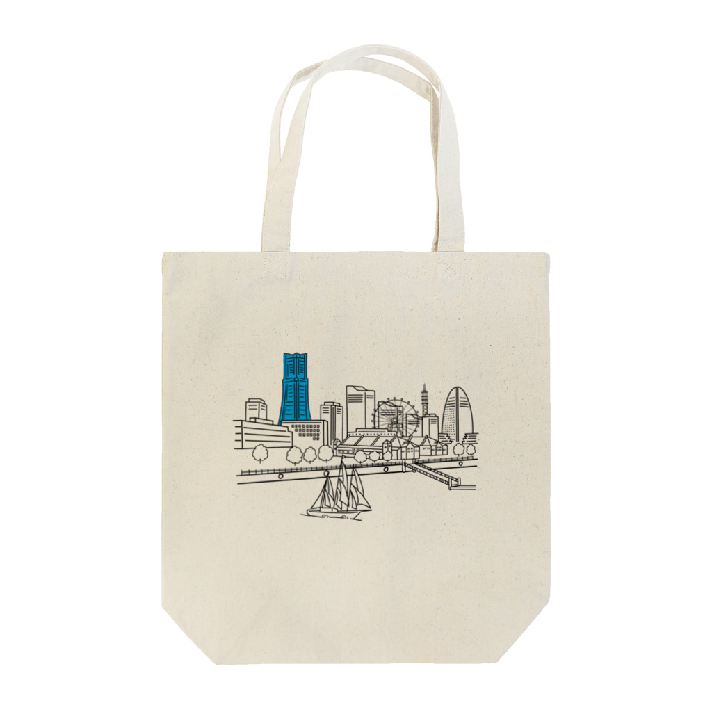 monomawaruの横浜みなとみらいの景色 Tote Bag