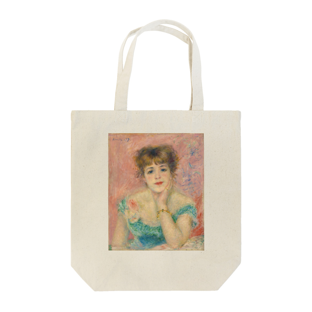 世界美術商店の女優ジャンヌ・サマリーの肖像 / Portrait of the Actress Jeanne Samary Tote Bag