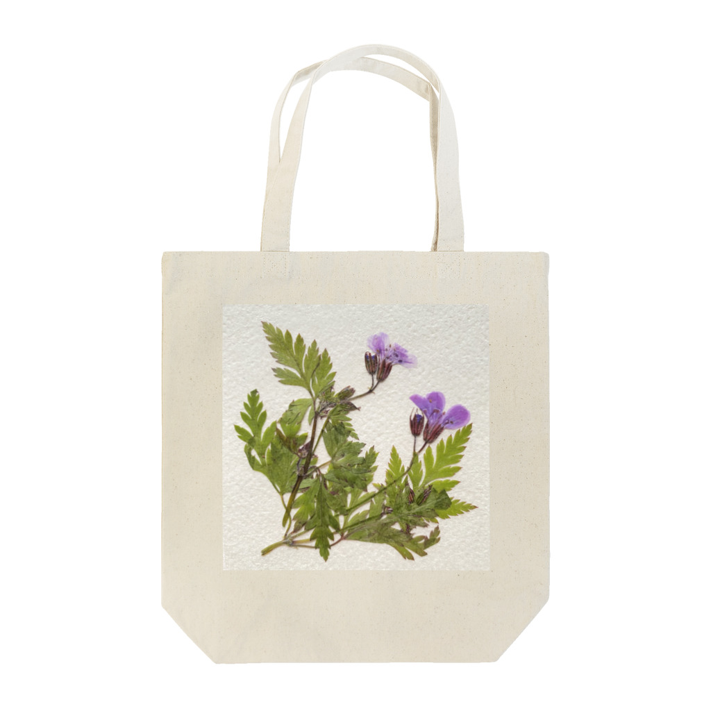 inakaen  いなか園の押し花『さんさ　しおん』 Tote Bag