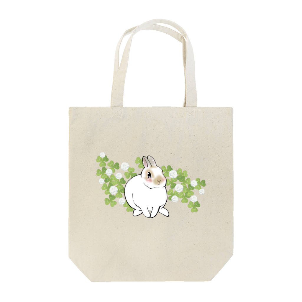 うさぎ王子のしもべのコニトくんとクローバー Tote Bag