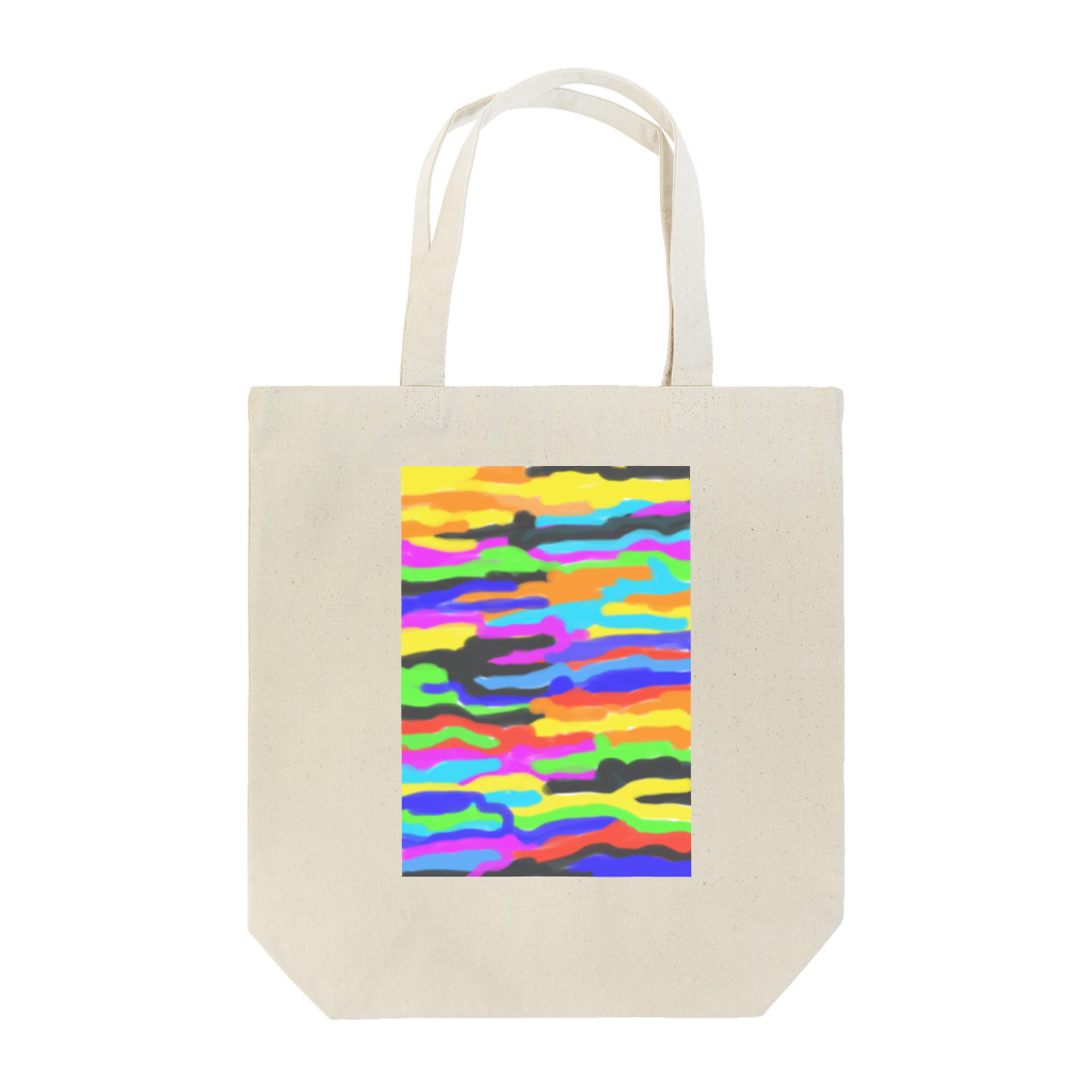 3710のパニックカラー迷彩 Tote Bag