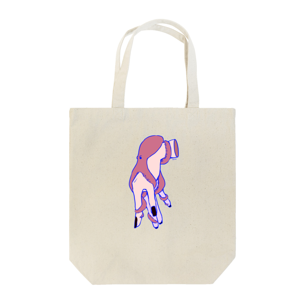 となり町のペントロー。のオクトパス•ハグ Tote Bag