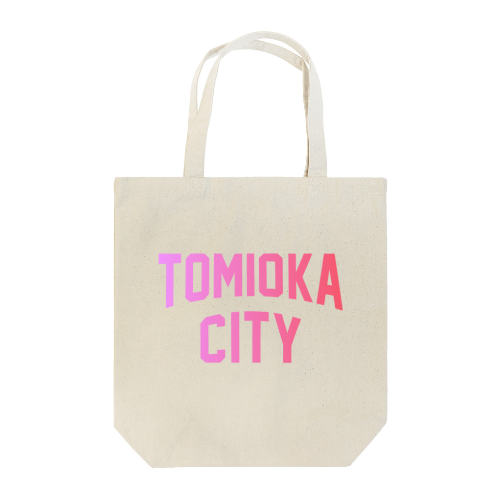 JIMOTO Wear Local Japanの富岡市 TOMIOKA CITY トートバッグ
