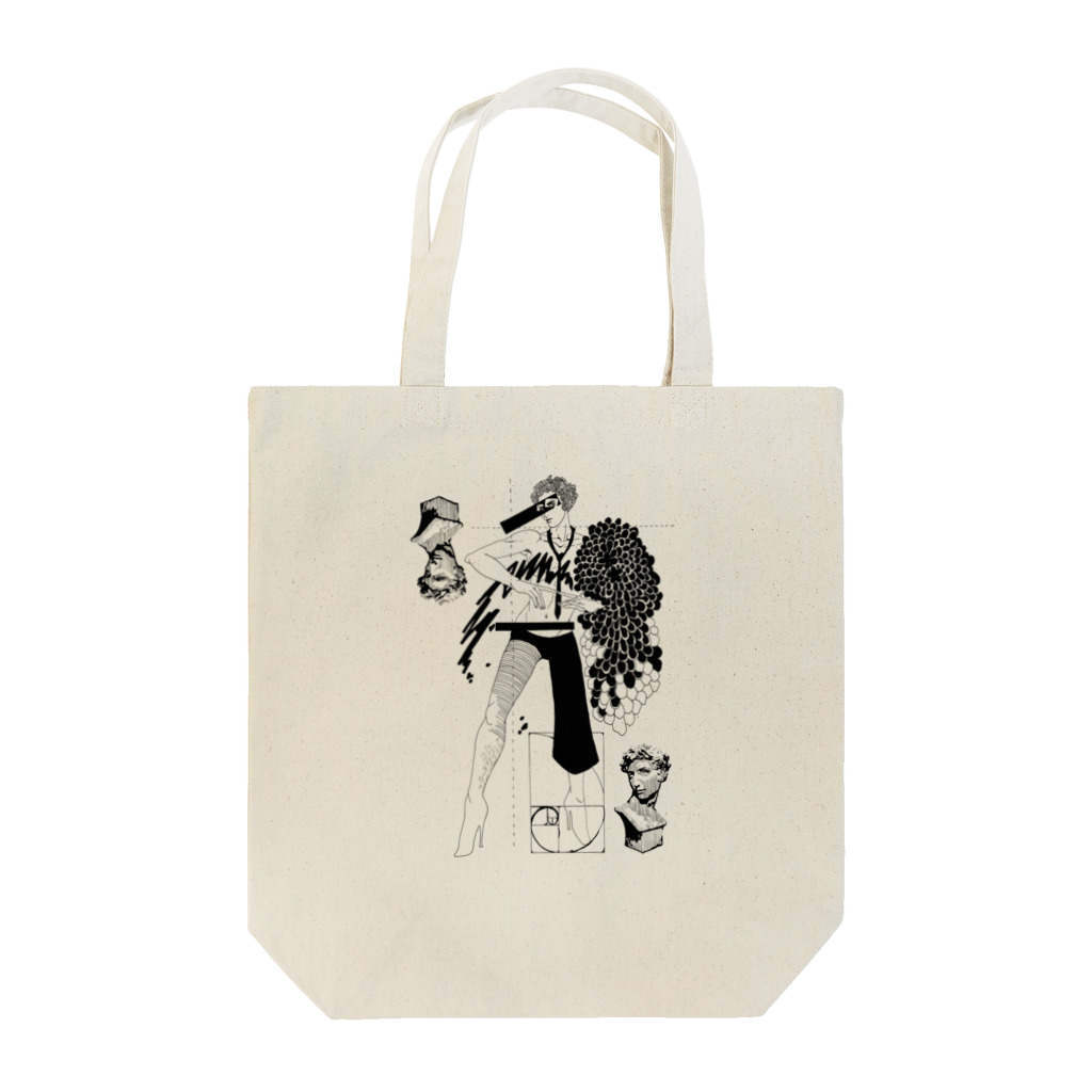 Asako Shibutaniのデッサン（メジチ胸像） Tote Bag