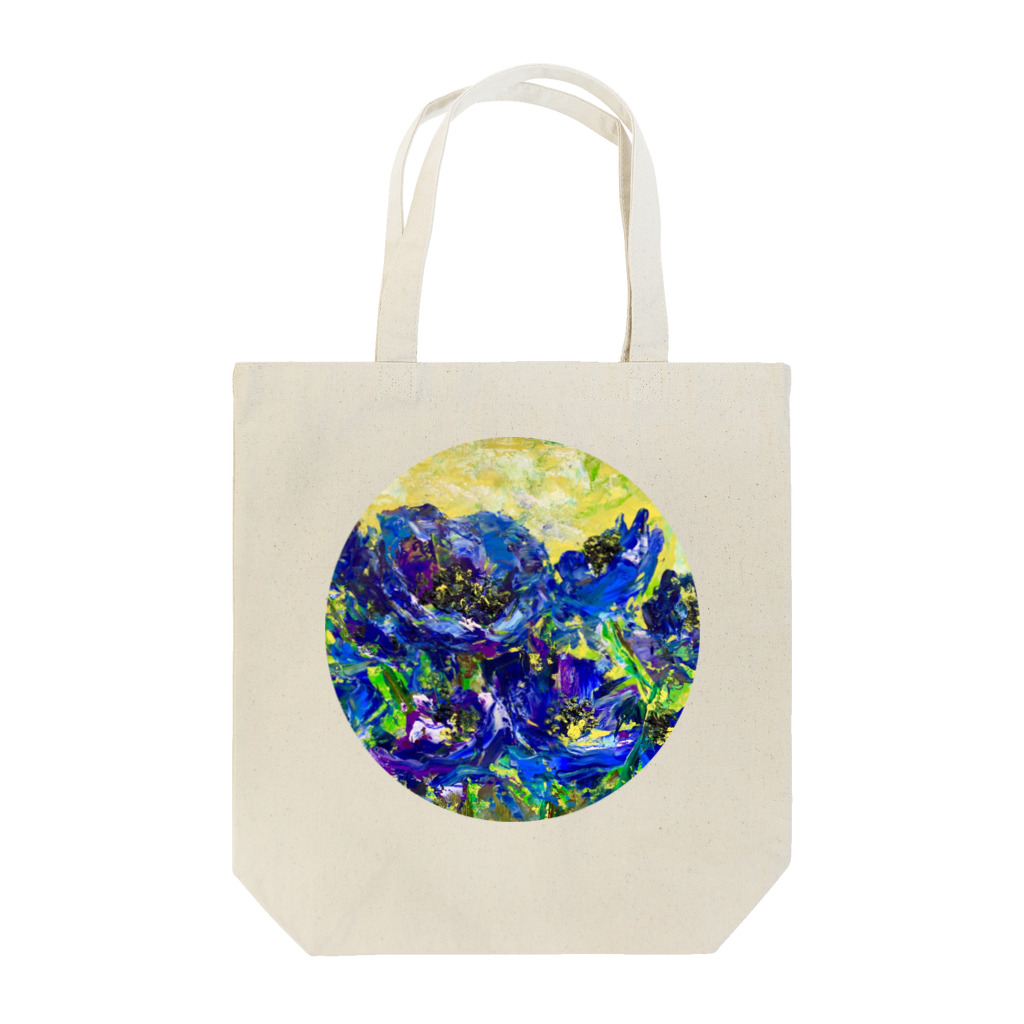 竹黎アートショップのHappy  flower Tote Bag