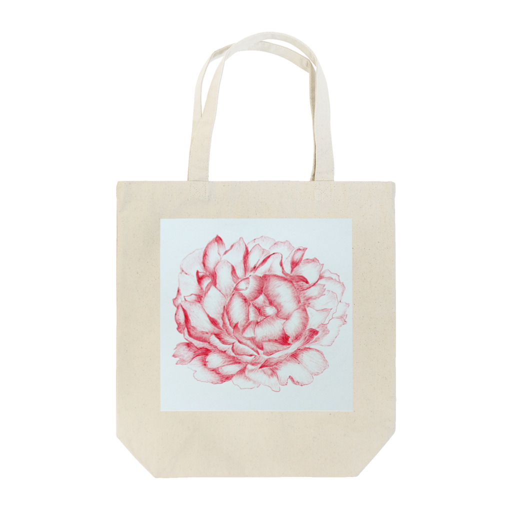 ピッチーの芍薬 peony Tote Bag