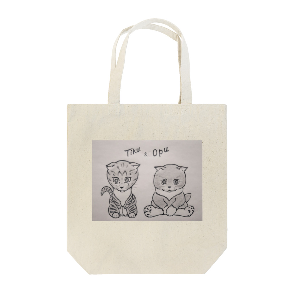 ぴょんきちのティクとオプ Tote Bag