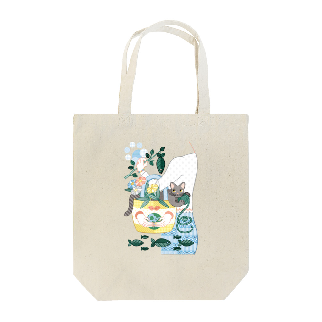 ねことりむし★CAT BIRD INSECTのＮ・ＥＣＯＢＡＧ Tote Bag