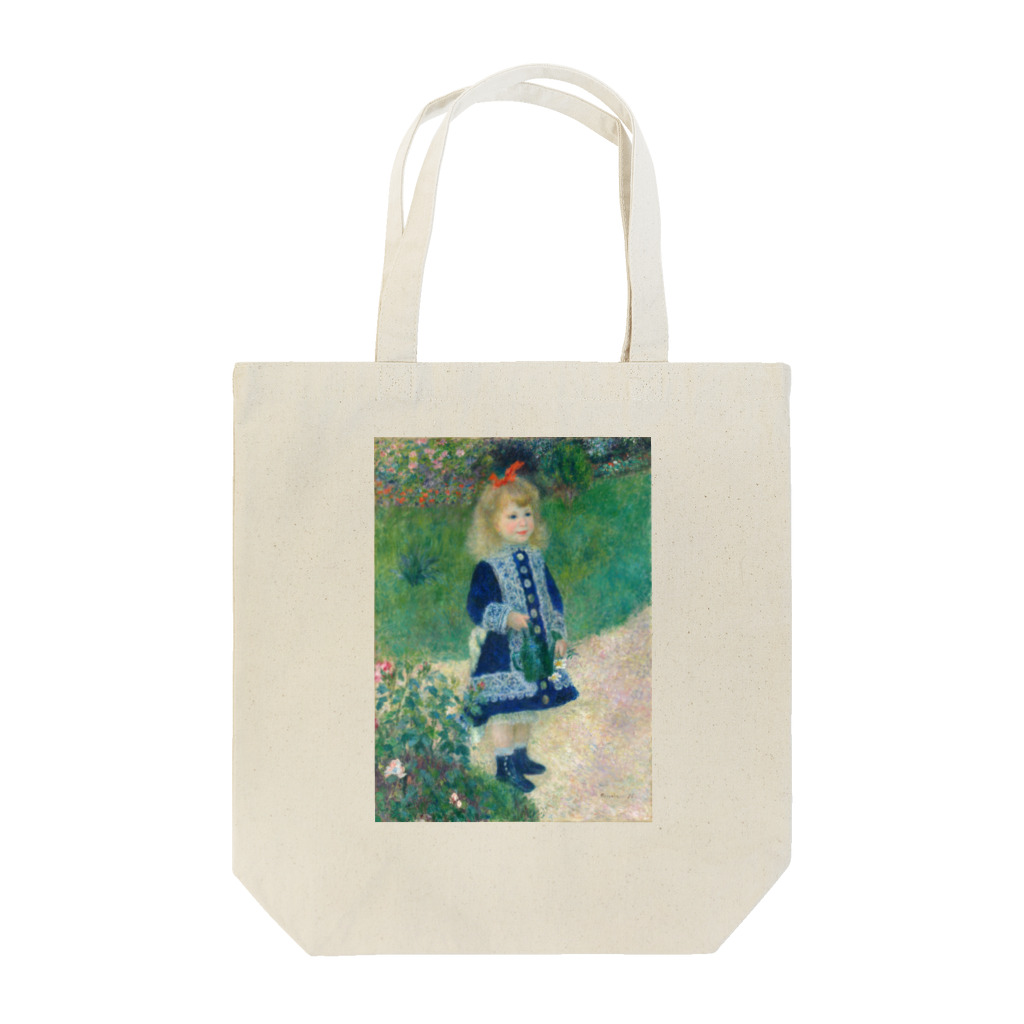 ルノワールの色彩のじょうろを持つ少女（A Girl with a Watering Can） Tote Bag