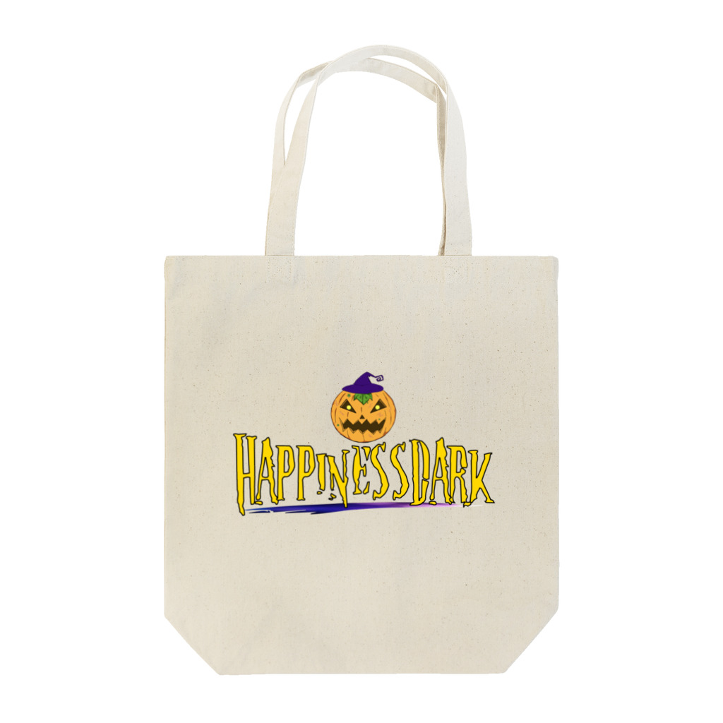 HappinessDarkのかぼちゃフェイス＆チーム名【ロゴアイテム】 Tote Bag