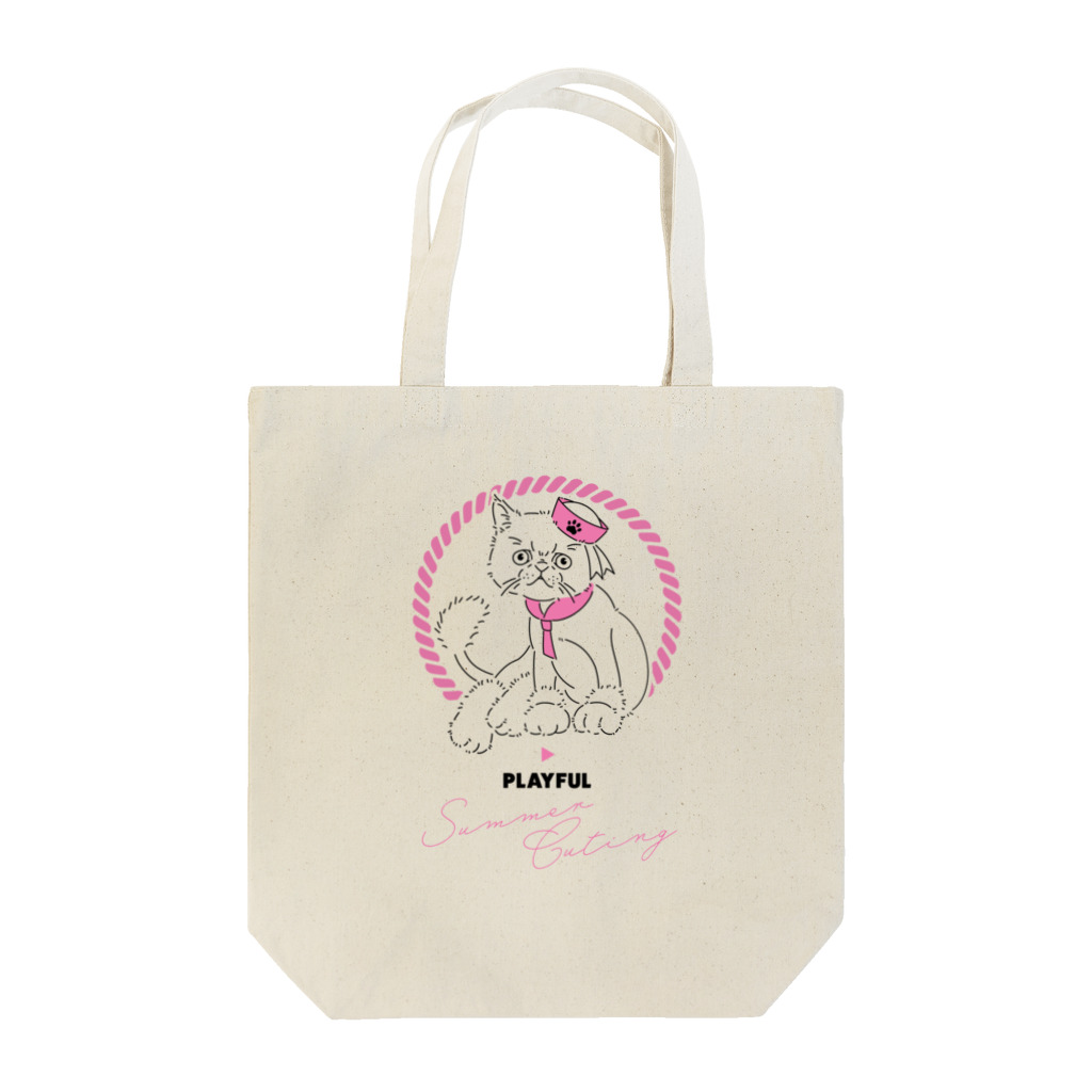 PLAYFULのマリンなスコティッシュ Tote Bag