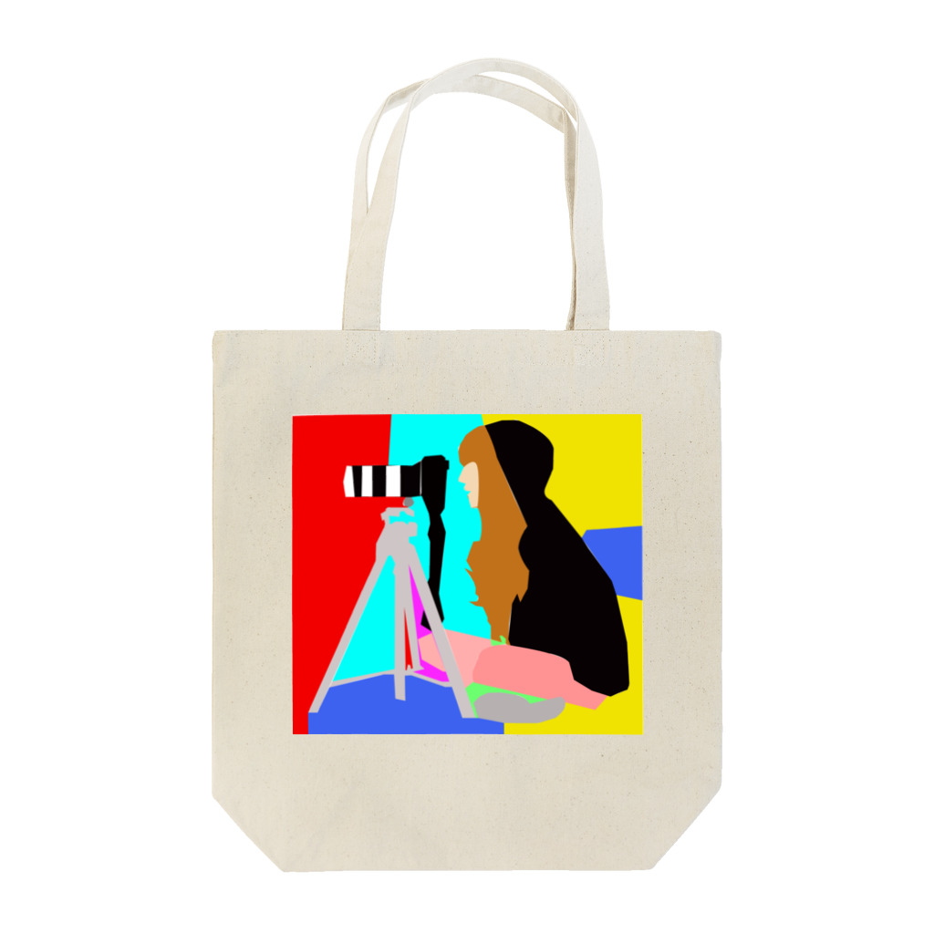 sumesiの女の子＆カメラ Tote Bag