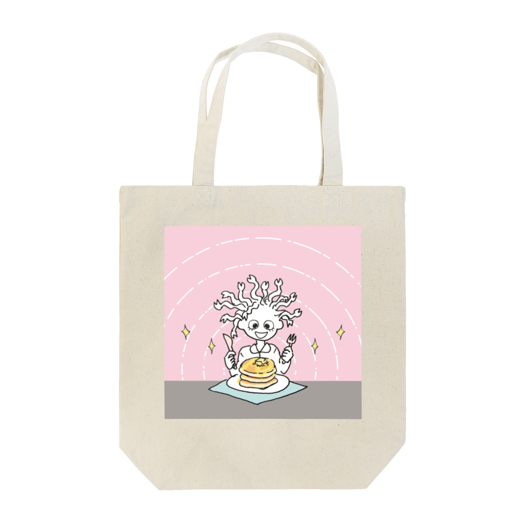 杜の魚のホットケーキとメドゥーサ Tote Bag