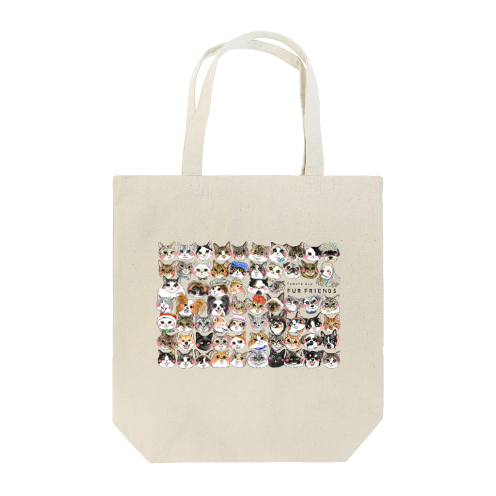 shop あこ猫犬屋のFur friends Tote Bag