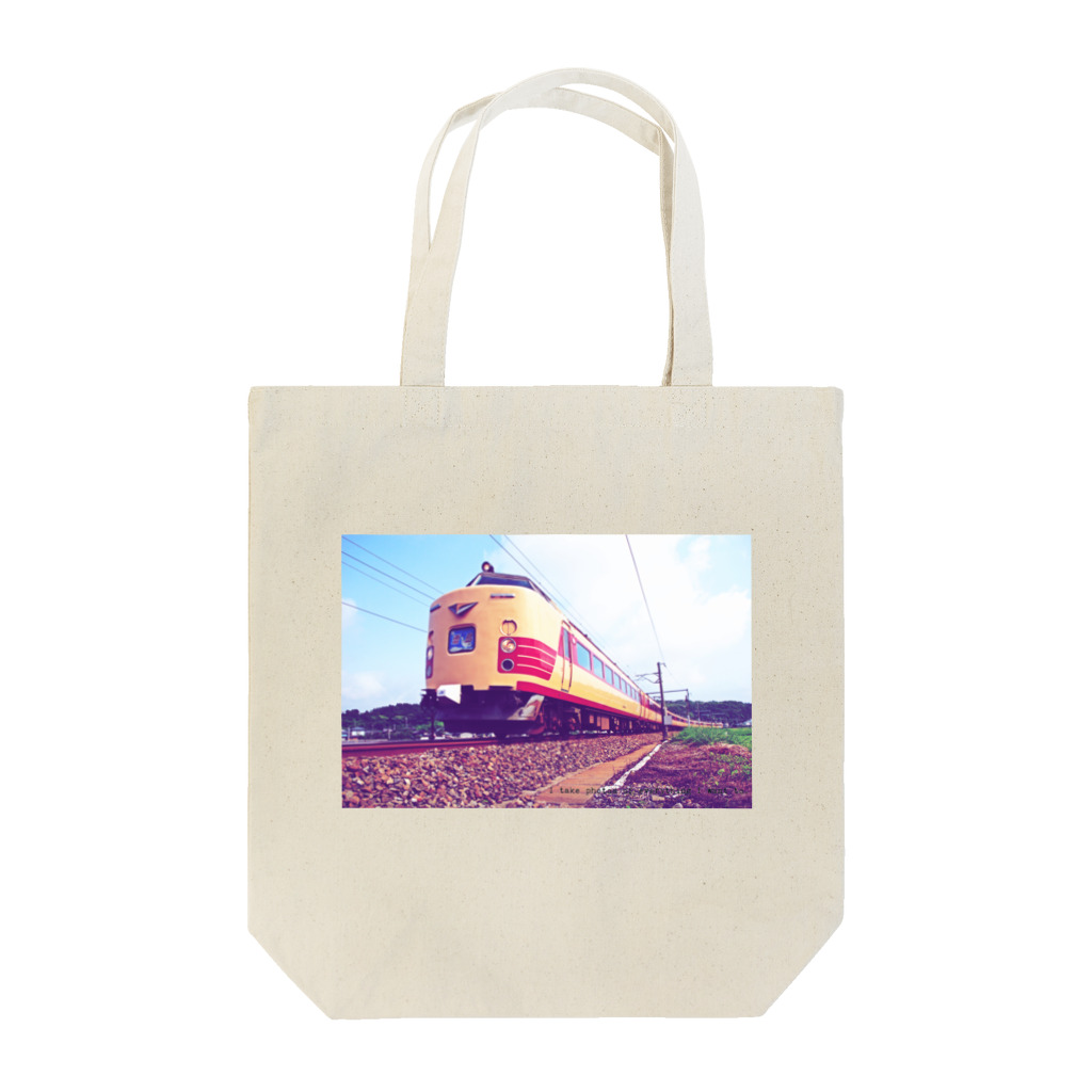 ELECTRICLADY LABOの電車雷鳥 Train mania Tote Bag