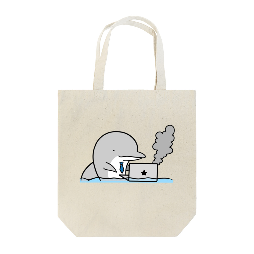 夜門堂シオンの会社員イルカ Tote Bag