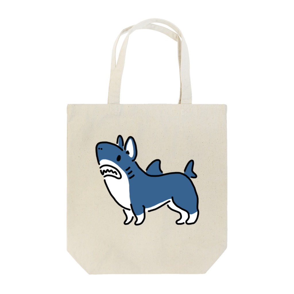 サメ わりとおもいのコーギーシャーク Tote Bag