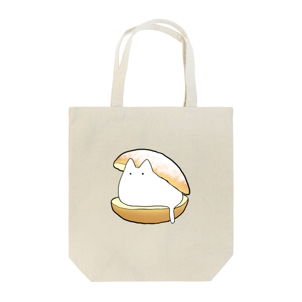 モヒコンのゆるい猫マリトッツォ（白） Tote Bag