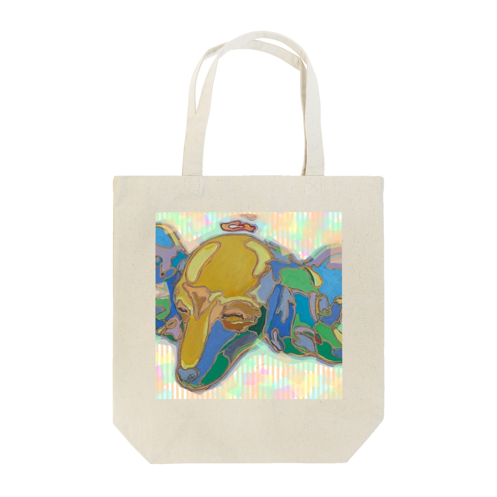 アート工房　甘月蝕(kanngesshoku)『TAaKA』のストアのMary's  tweets 『ママ、早く帰って来ないかな❗』 Tote Bag