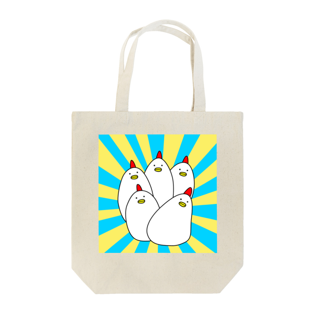 niwatori-companyのニワトリトレイン Tote Bag